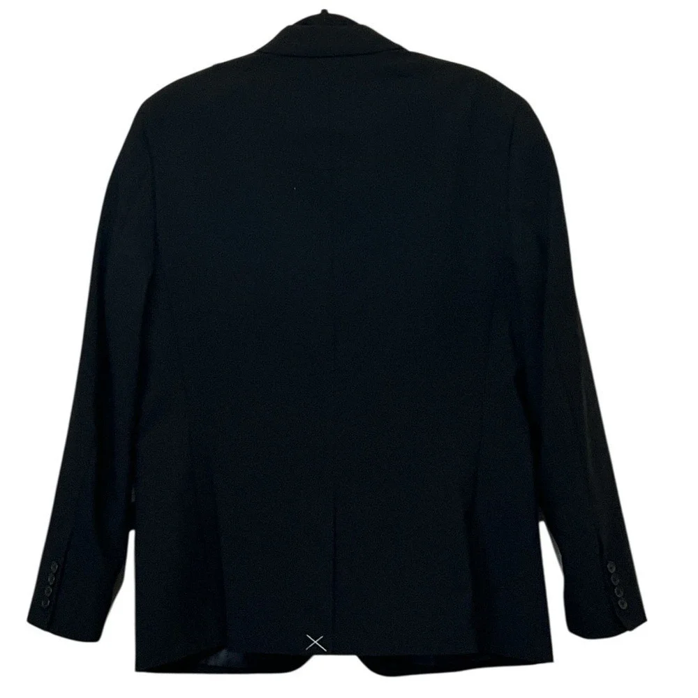 Mode of One Single Vested Men's Blazer, 3-Button, Color Black,‎ Size Large